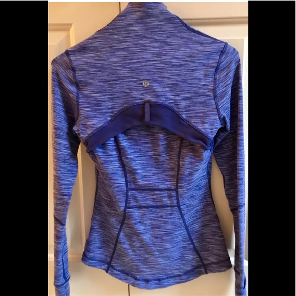 🍒 LULULEMON DEFINE Jacket SPACE DYE Royalty Blue sz 2 Wee Hero - Picture 3 of 3